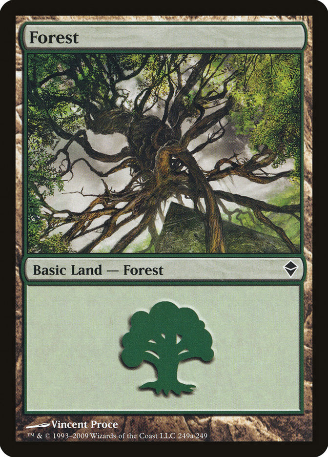 Forest (249a) [Zendikar] | Odin's Place