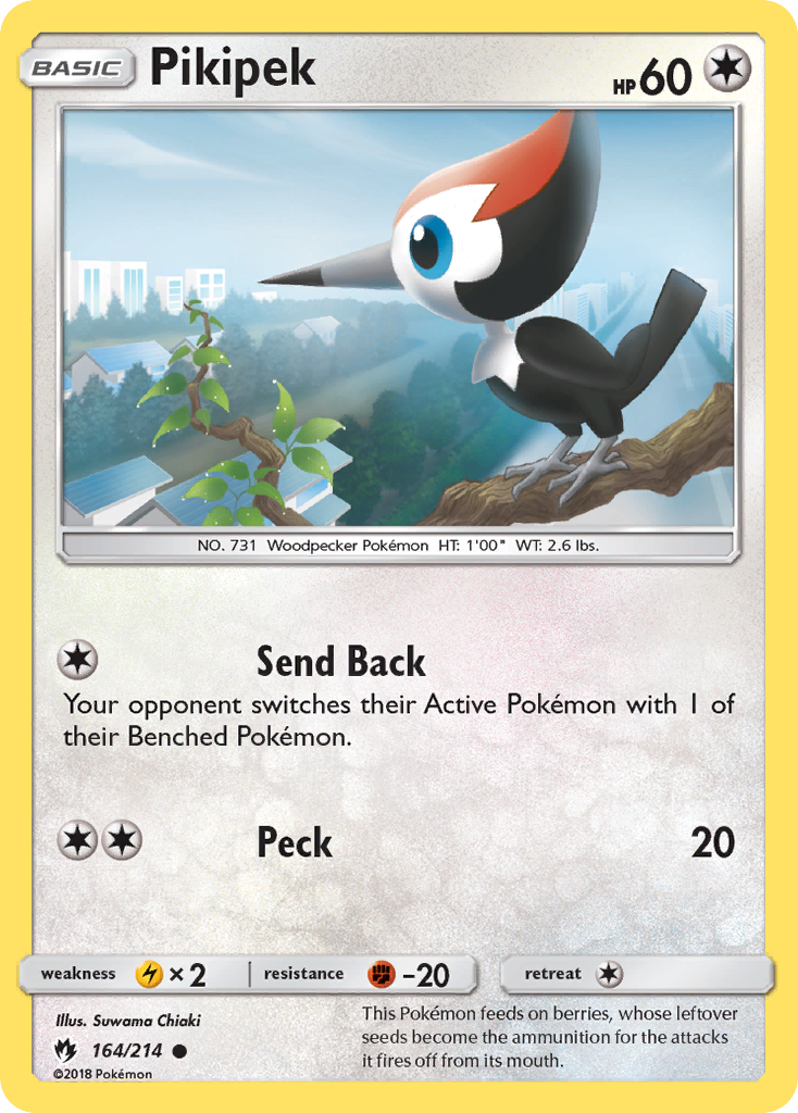 Pikipek (164/214) [Sun & Moon: Lost Thunder] | Odin's Place