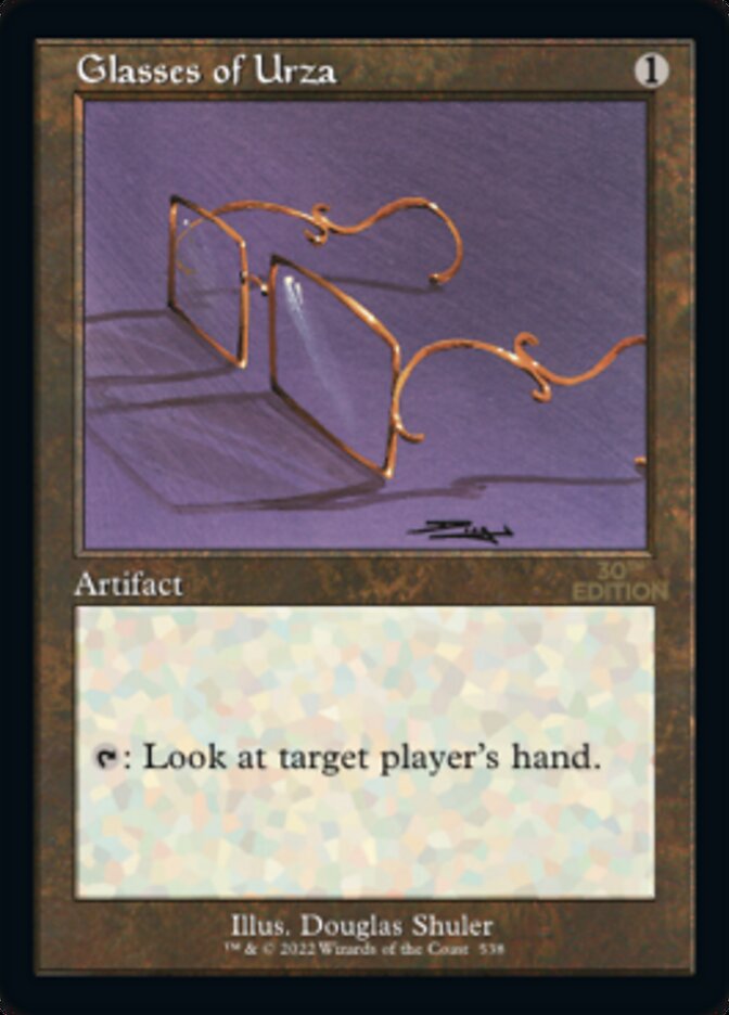 Glasses of Urza (Retro) [30th Anniversary Edition] | Odin's Place