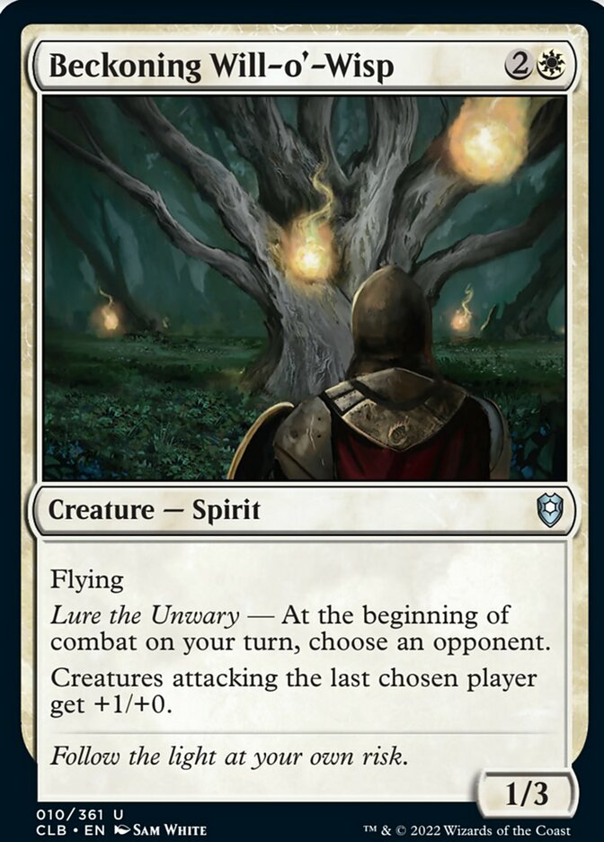 Beckoning Will-o'-Wisp [Commander Legends: Battle for Baldur's Gate] | Odin's Place