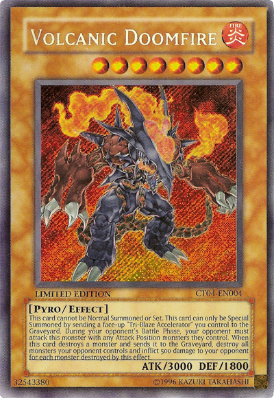 Volcanic Doomfire [CT04-EN004] Secret Rare | Odin's Place