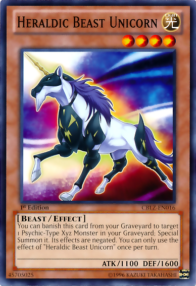 Heraldic Beast Unicorn [CBLZ-EN016] Common | Odin's Place