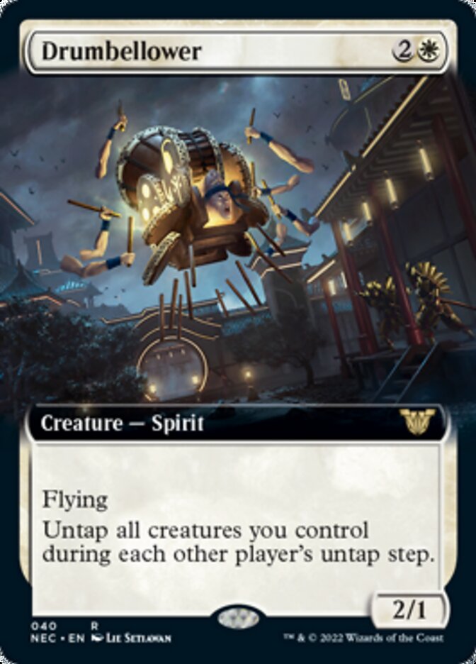 Drumbellower (Extended Art) [Kamigawa: Neon Dynasty Commander] | Odin's Place