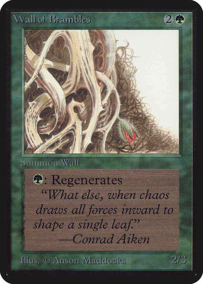 Wall of Brambles (223) [Alpha Edition] | Odin's Place