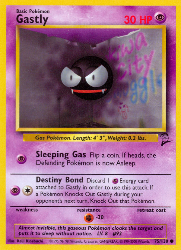 Gastly (75/130) [Base Set 2] | Odin's Place