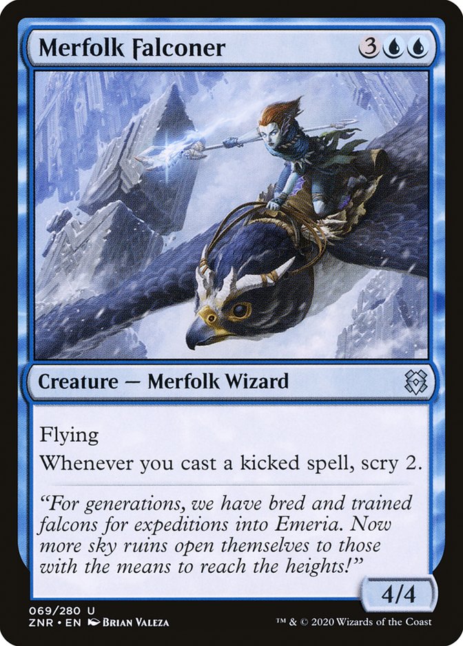 Merfolk Falconer [Zendikar Rising] | Odin's Place