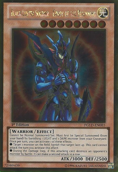 Black Luster Soldier - Envoy of the Beginning [PGLD-EN085] Gold Rare | Odin's Place