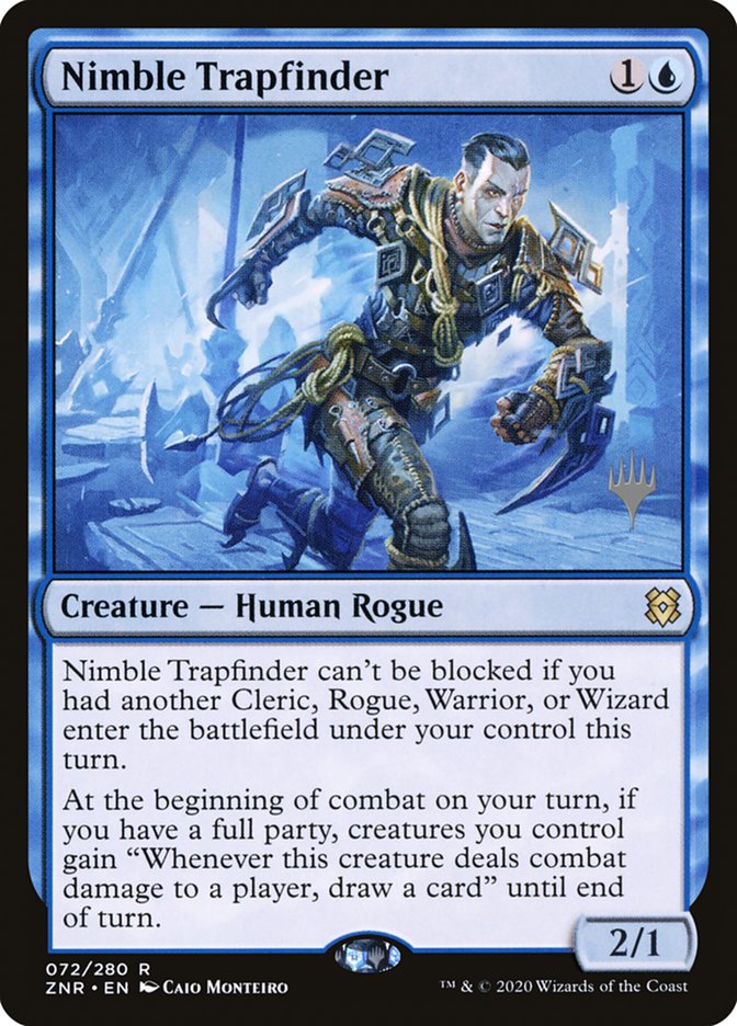 Nimble Trapfinder (Promo Pack) [Zendikar Rising Promos] | Odin's Place