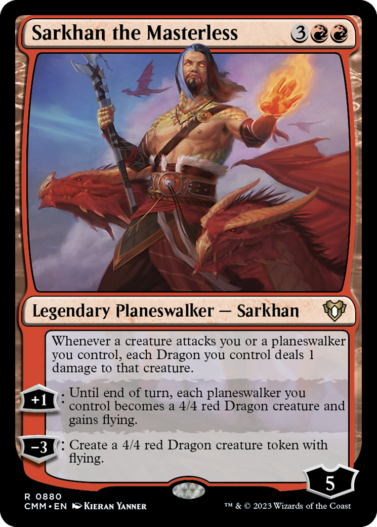 Sarkhan the Masterless [Commander Masters] | Odin's Place