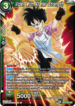 Videl, With All Her Strength (BT14-067) [Cross Spirits] | Odin's Place