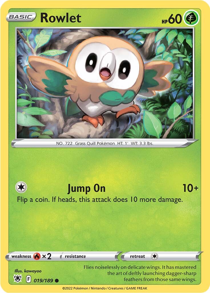 Rowlet (019/189) [Sword & Shield: Astral Radiance] | Odin's Place