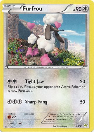 Furfrou (20/30) [XY: Trainer Kit - Noivern] | Odin's Place