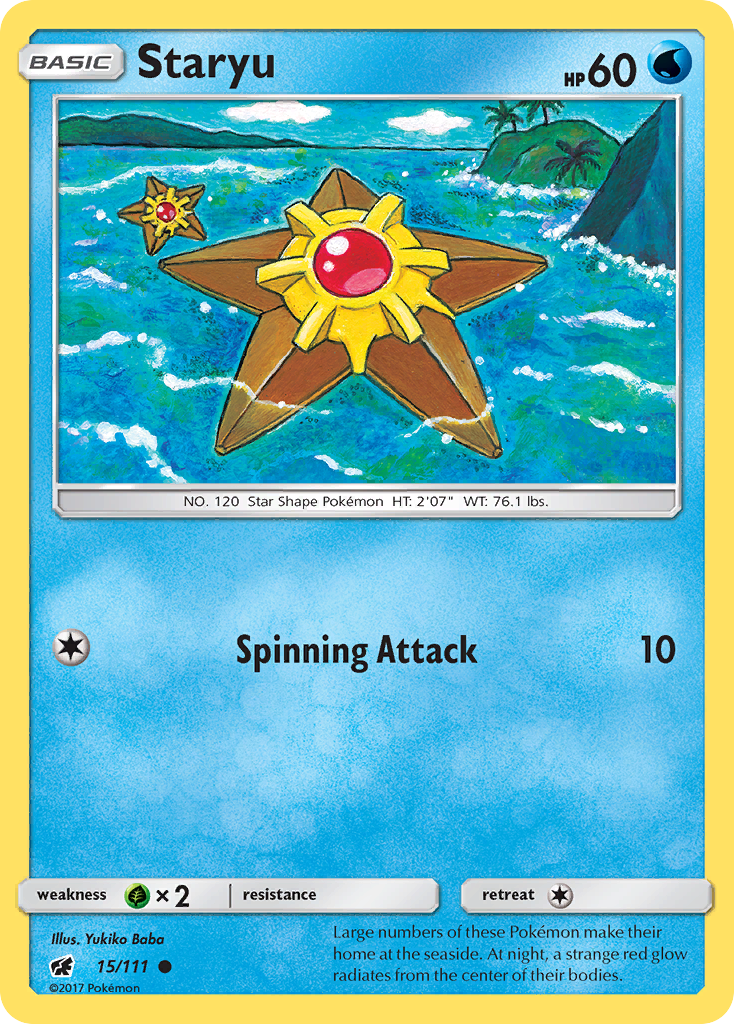 Staryu (15/111) [Sun & Moon: Crimson Invasion] | Odin's Place