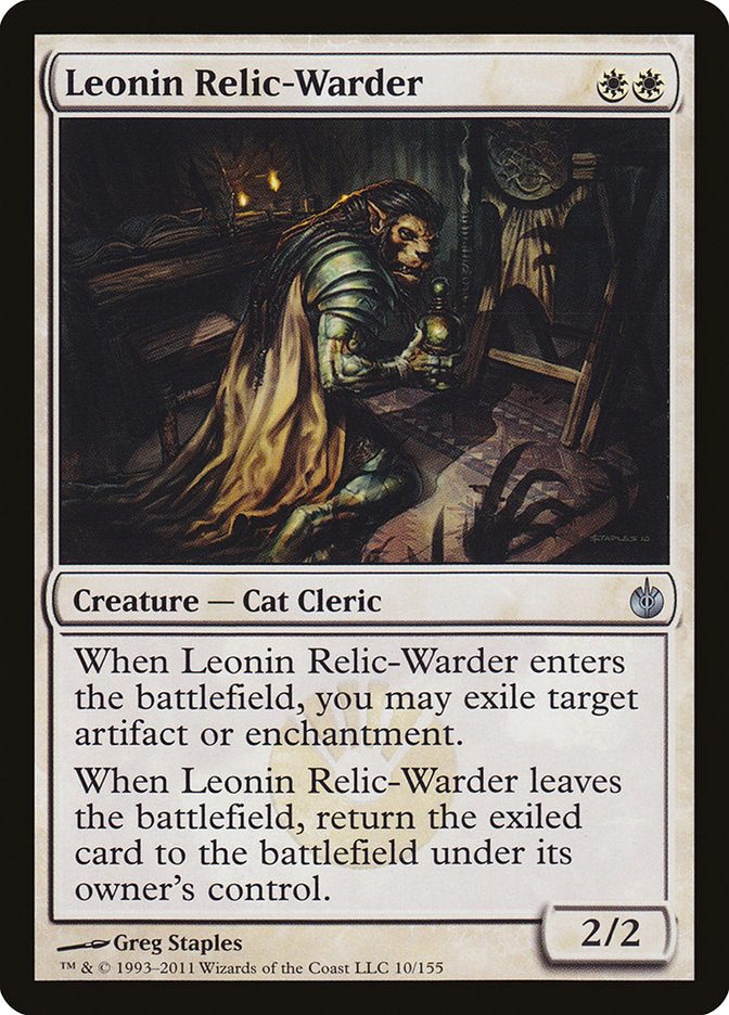 Leonin Relic-Warder (10) [Mirrodin Besieged] | Odin's Place