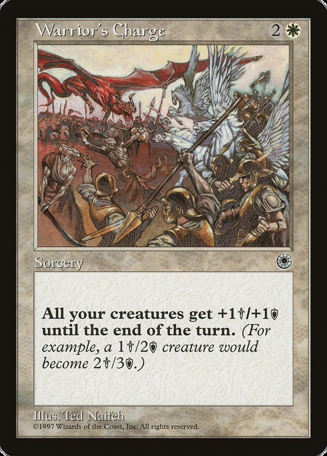 Warrior's Charge (No Flavor Text) [Portal] | Odin's Place