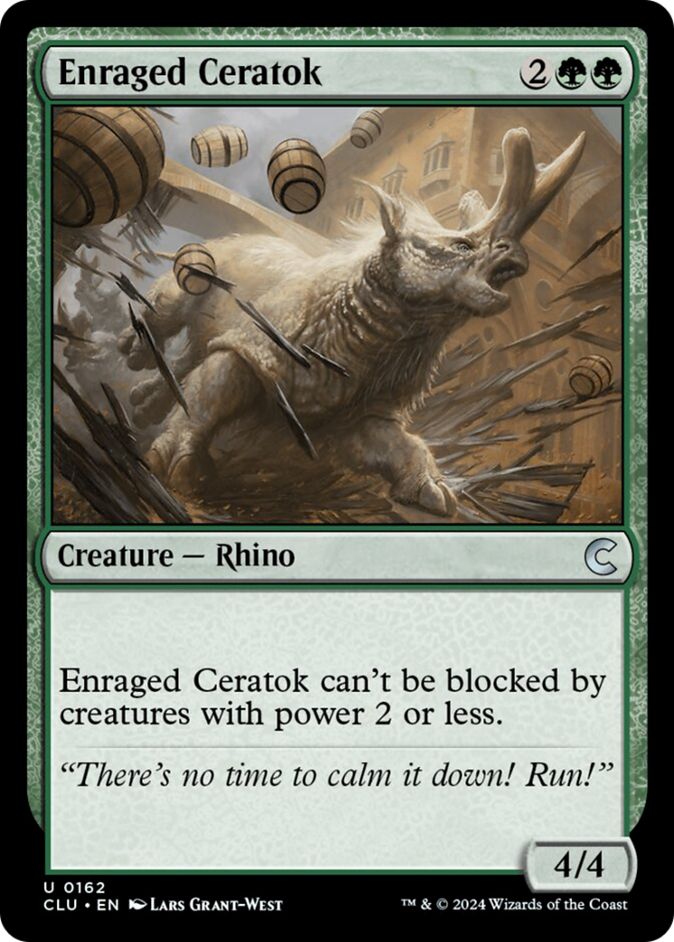 Enraged Ceratok [Ravnica: Clue Edition] | Odin's Place