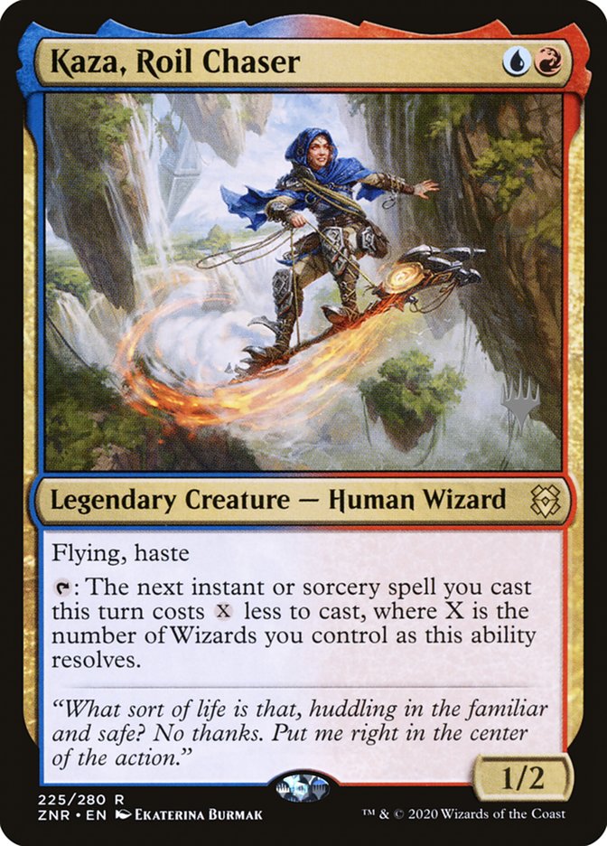 Kaza, Roil Chaser (Promo Pack) [Zendikar Rising Promos] | Odin's Place