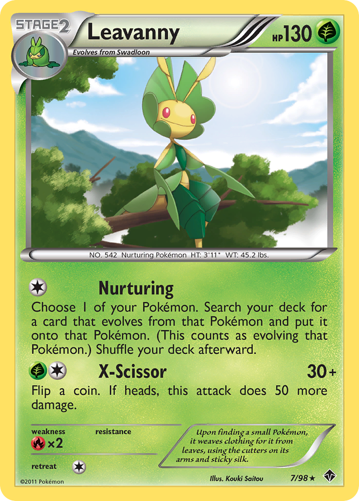 Leavanny (7/98) [Black & White: Emerging Powers] | Odin's Place