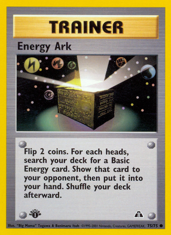 Energy Ark (75/75) [Neo Discovery 1st Edition] | Odin's Place