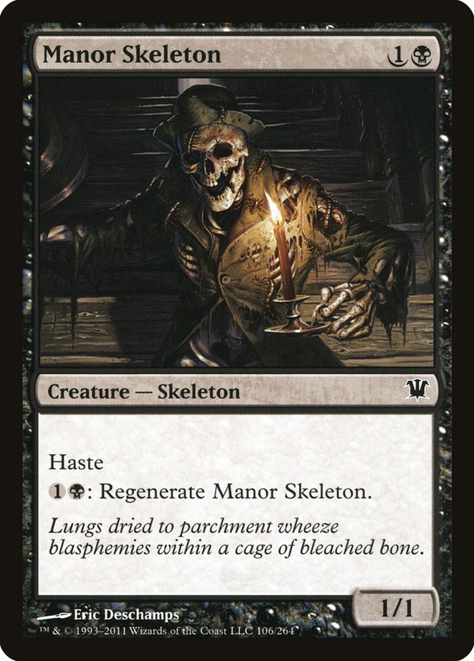 Manor Skeleton (106) [Innistrad] | Odin's Place