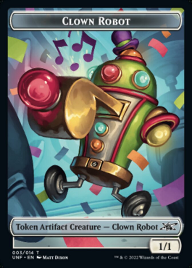 Clown Robot (003) Token [Unfinity Tokens] | Odin's Place