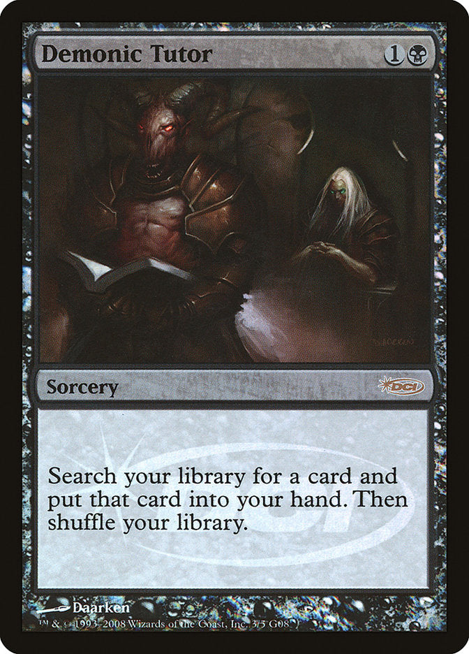 Demonic Tutor (3) [Judge Gift Cards 2008] | Odin's Place