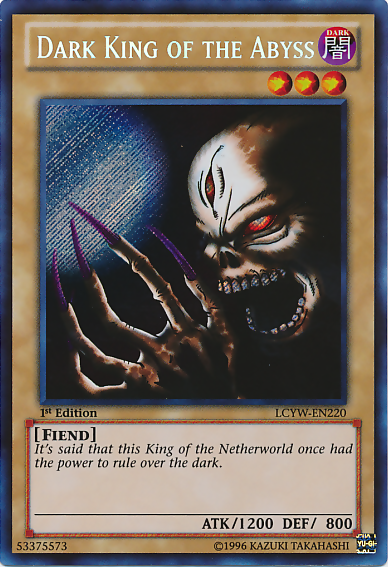 Dark King of the Abyss [LCYW-EN220] Secret Rare | Odin's Place