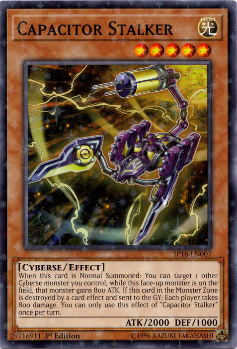 Capacitor Stalker [SP18-EN007] Starfoil Rare | Odin's Place