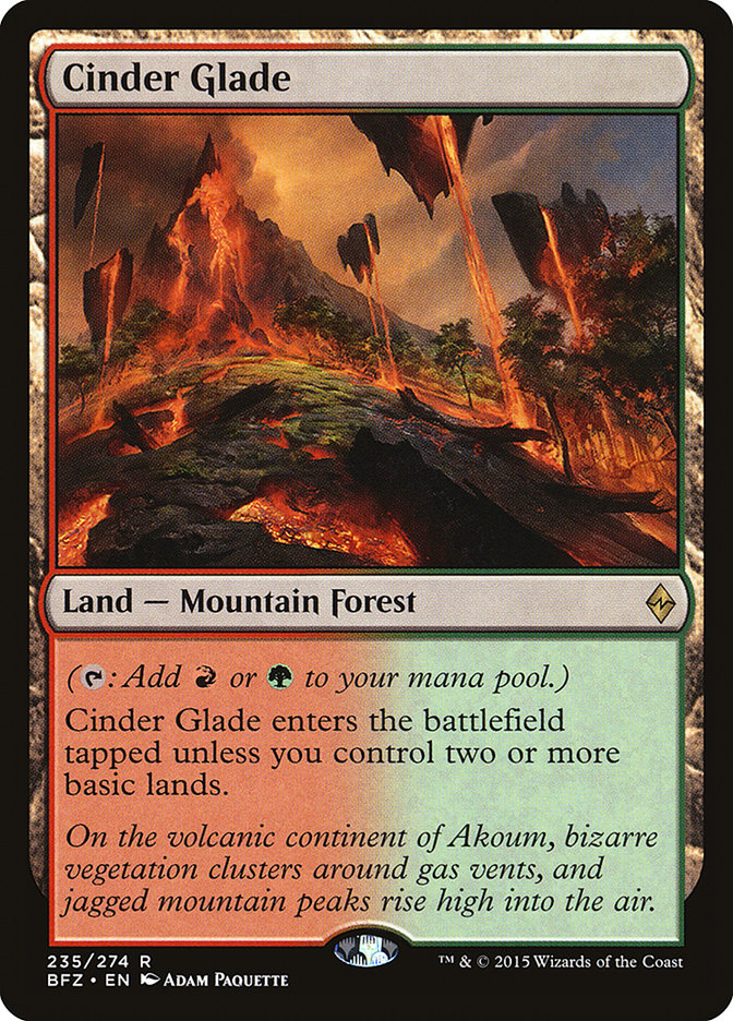Cinder Glade (235) [Battle for Zendikar] | Odin's Place