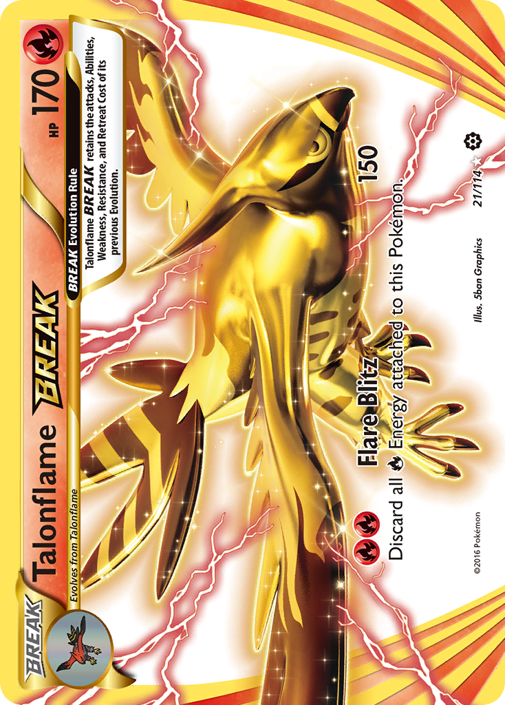 Talonflame BREAK (21/114) [XY: Steam Siege] | Odin's Place