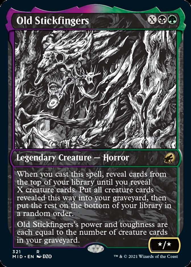 Old Stickfingers (Showcase Eternal Night) [Innistrad: Midnight Hunt] | Odin's Place