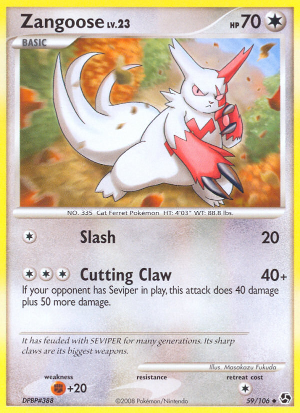 Zangoose (59/106) [Diamond & Pearl: Great Encounters] | Odin's Place