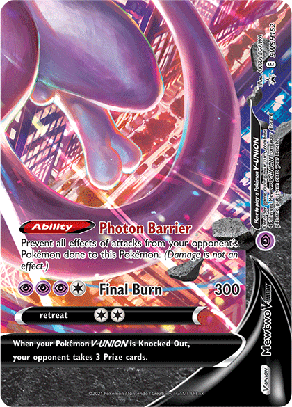 Mewtwo V-Union (SWSH162) [Sword & Shield Black Star Promos] | Odin's Place