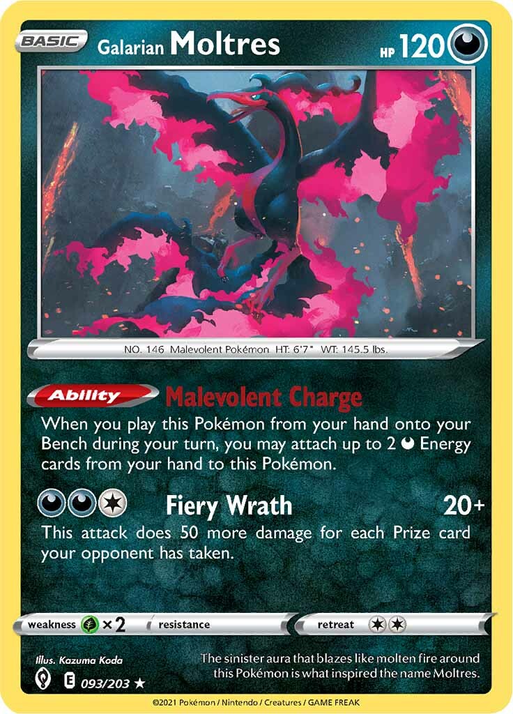 Galarian Moltres (093/203) [Sword & Shield: Evolving Skies] | Odin's Place