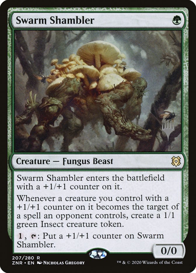 Swarm Shambler (Promo Pack) [Zendikar Rising Promos] | Odin's Place