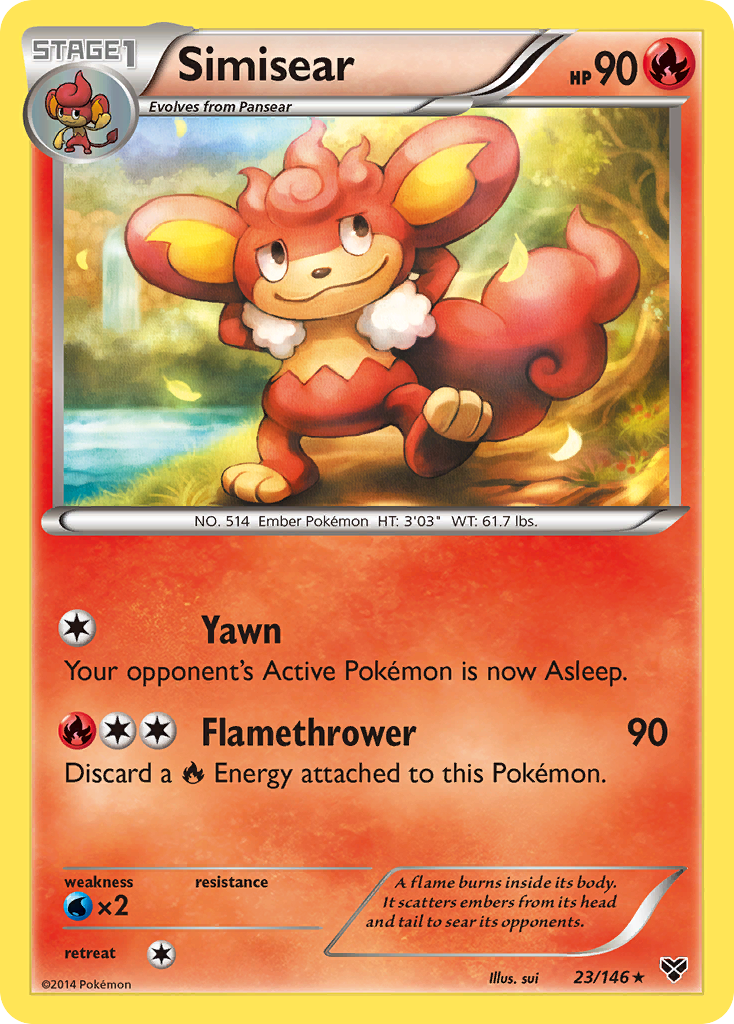 Simisear (23/146) [XY: Base Set] | Odin's Place