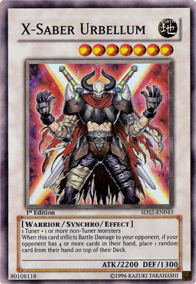 X-Saber Urbellum [5DS2-EN043] Super Rare | Odin's Place