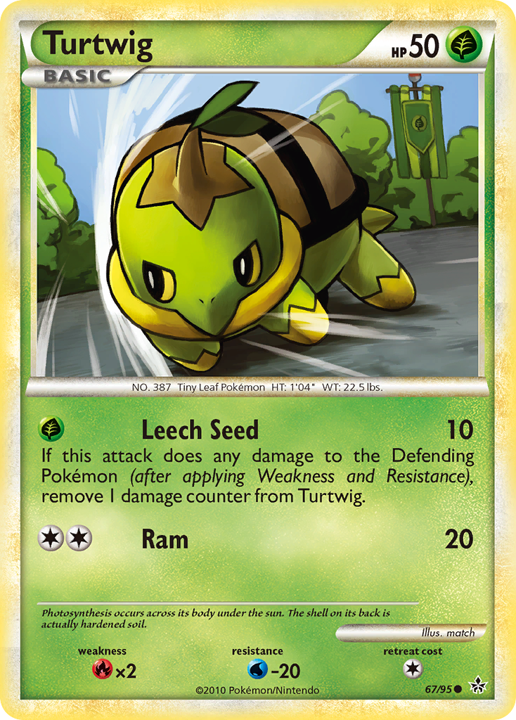 Turtwig (67/95) [HeartGold & SoulSilver: Unleashed] | Odin's Place