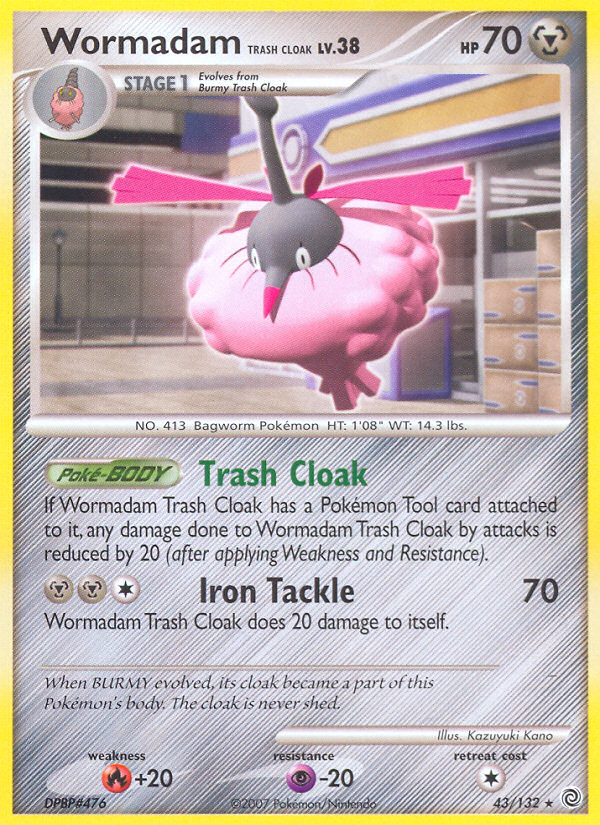Wormadam Trash Cloak (43/132) [Diamond & Pearl: Secret Wonders] | Odin's Place