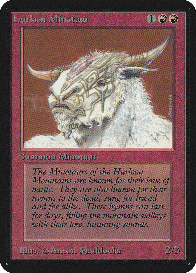 Hurloon Minotaur (158) [Alpha Edition] | Odin's Place