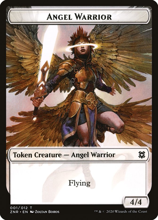 Angel Warrior Token [Zendikar Rising Tokens] | Odin's Place