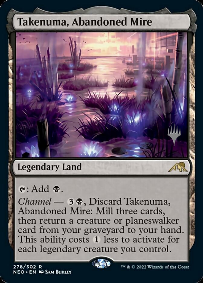Takenuma, Abandoned Mire (Promo Pack) [Kamigawa: Neon Dynasty Promos] | Odin's Place