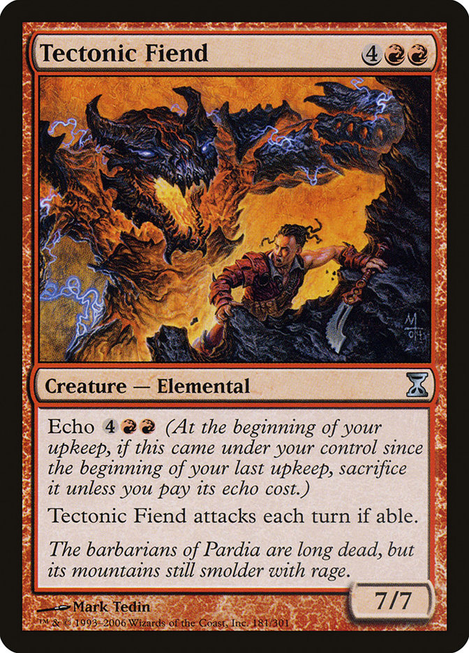 Tectonic Fiend (181) [Time Spiral] | Odin's Place