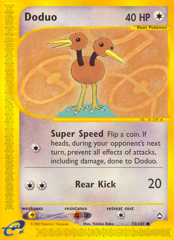 Doduo (73/147) [Aquapolis] | Odin's Place