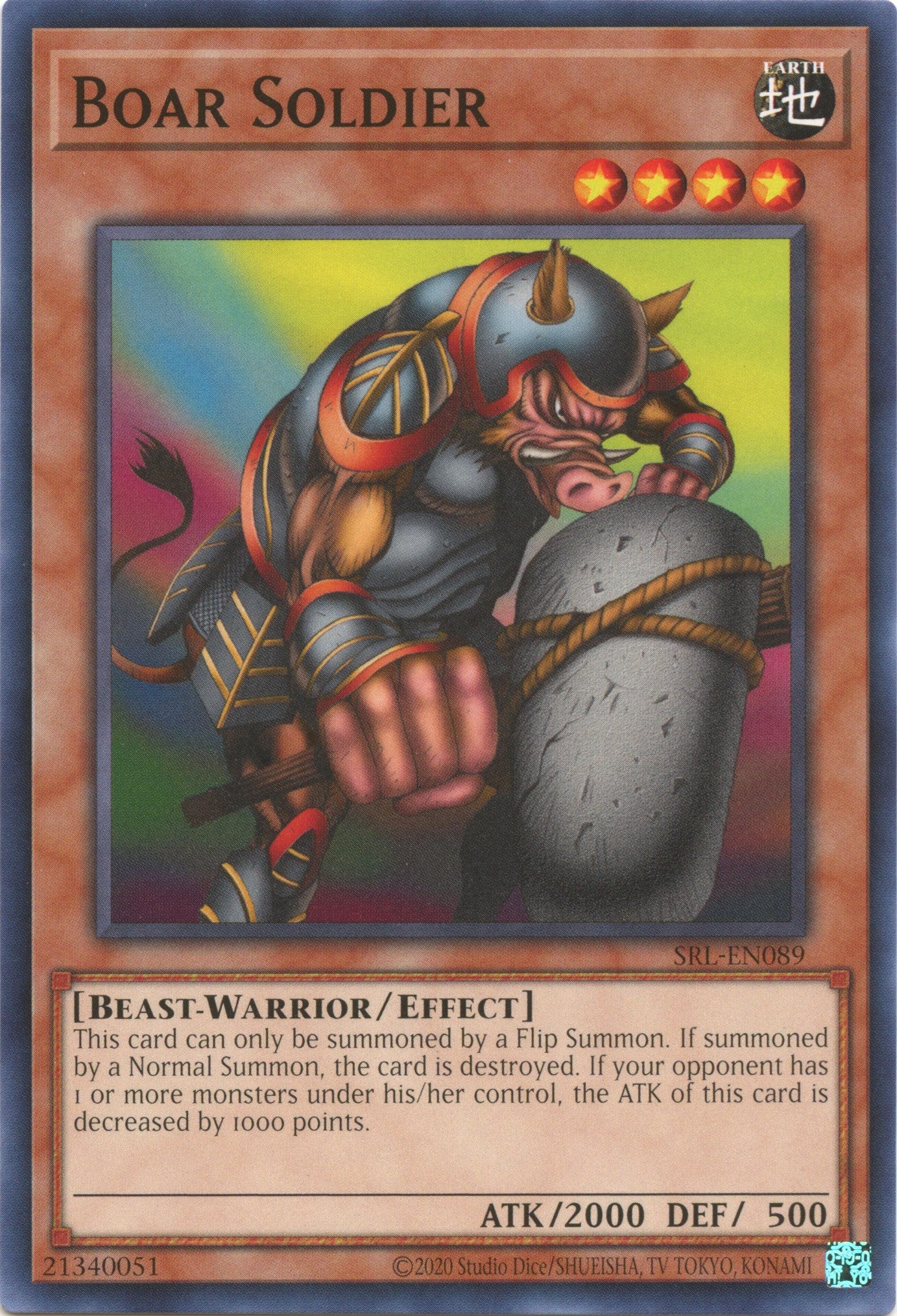 Boar Soldier (25th Anniversary) [SRL-EN089] Common | Odin's Place