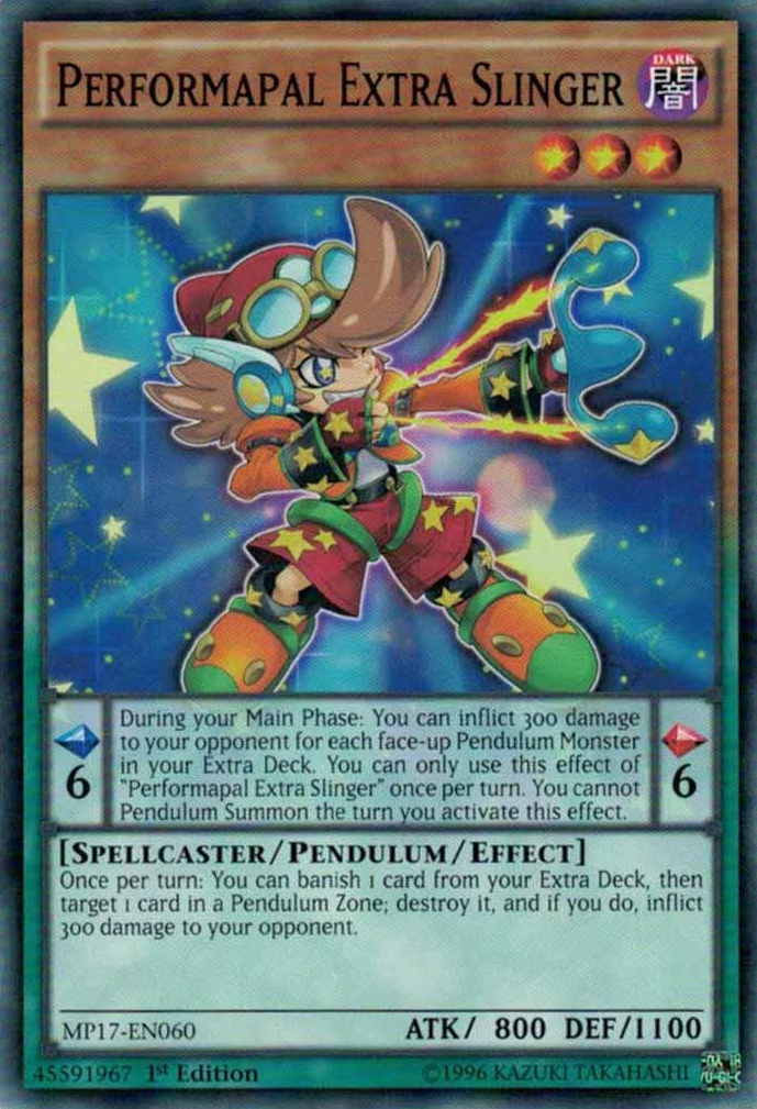 Performapal Extra Slinger [MP17-EN060] Common | Odin's Place