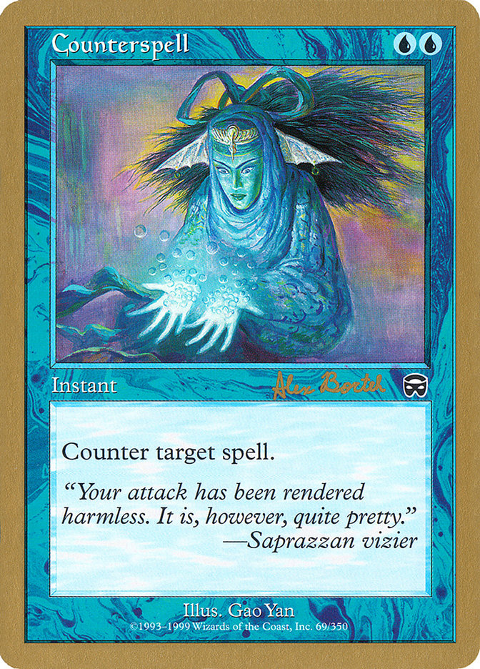 Counterspell (Alex Borteh) (MMQ) [World Championship Decks 2001] | Odin's Place