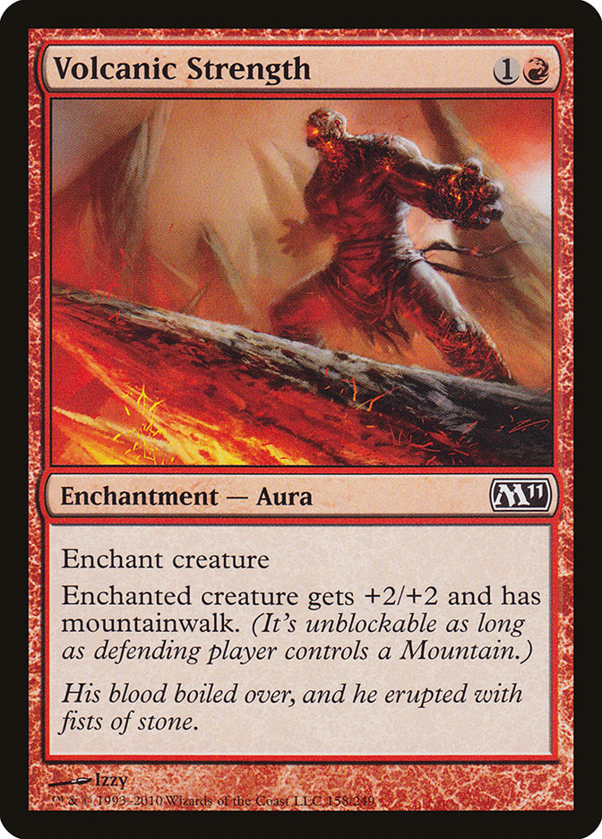Volcanic Strength (158) [Magic 2011] | Odin's Place