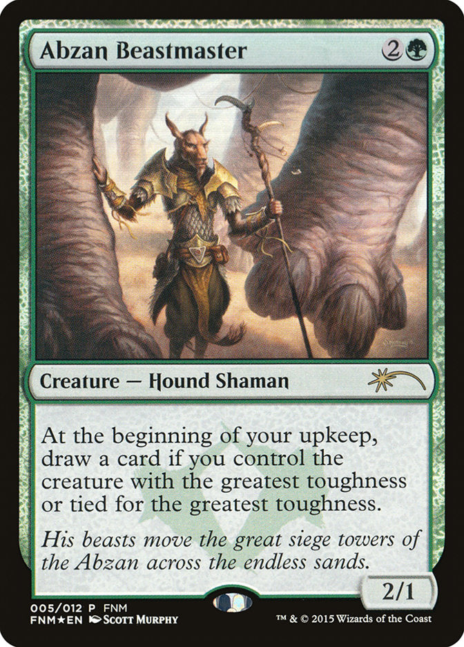 Abzan Beastmaster (5) [Friday Night Magic 2015] | Odin's Place