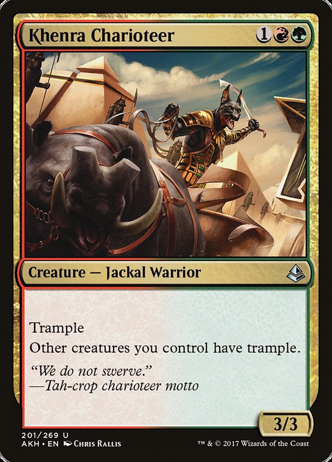 Khenra Charioteer (201) [Amonkhet] | Odin's Place